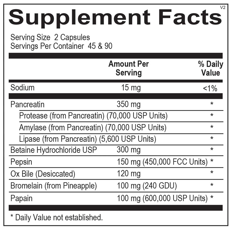 ORTHO DIGESTZYME 90 CT